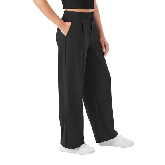 NWT Member's Mark Women's Modern Wide Leg Trouser - Picture 2 of 6